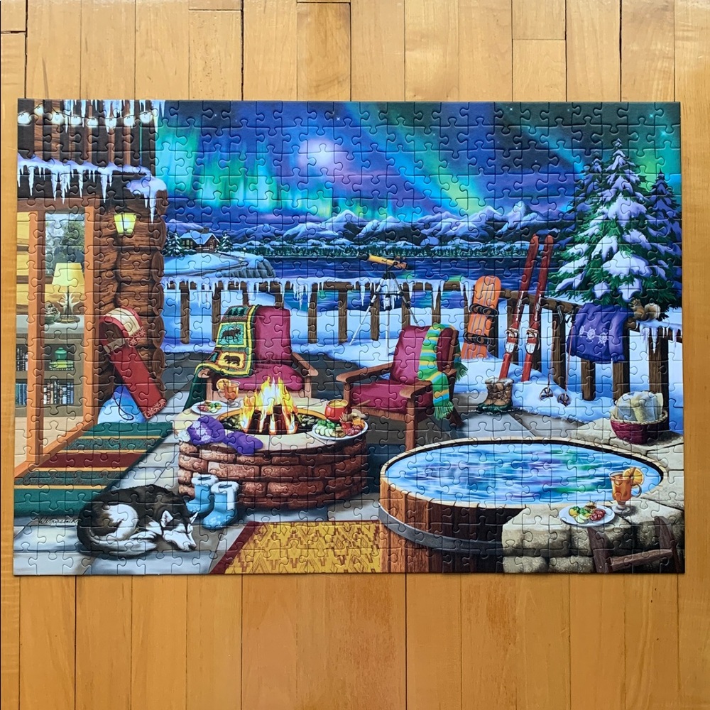 Ravensburger Northern Lights Puzzle - 500 Pieces - Picture 2 of 12